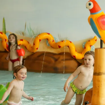 Holiday with the baby Baby pool at the Alphotel